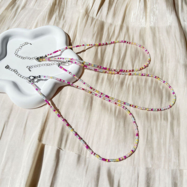 Handgefertigtes Perlen Choker Halsband Karnz