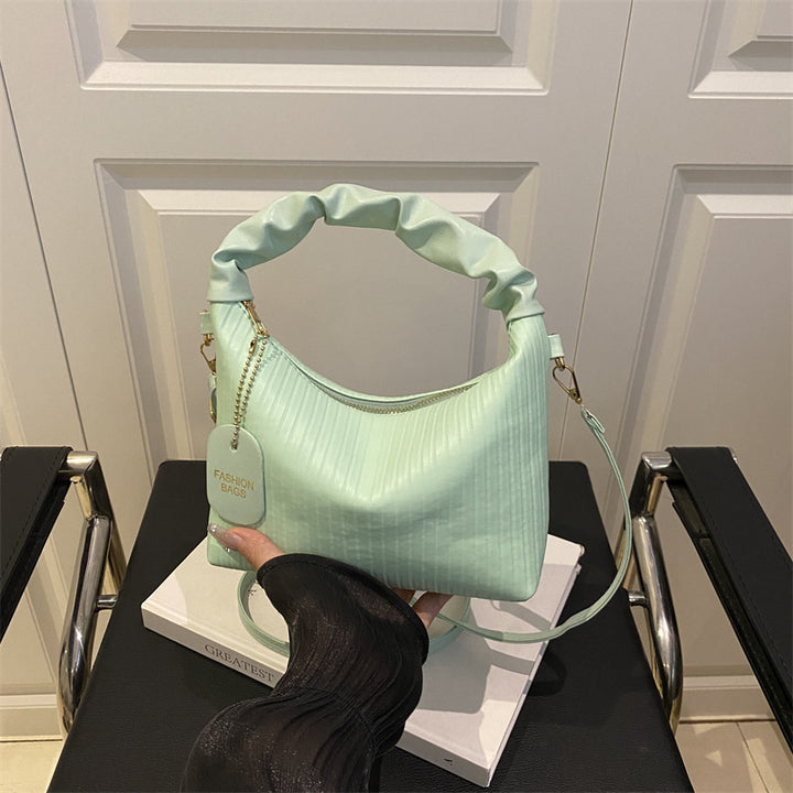 Rippstruktur Schultertasche Karnz