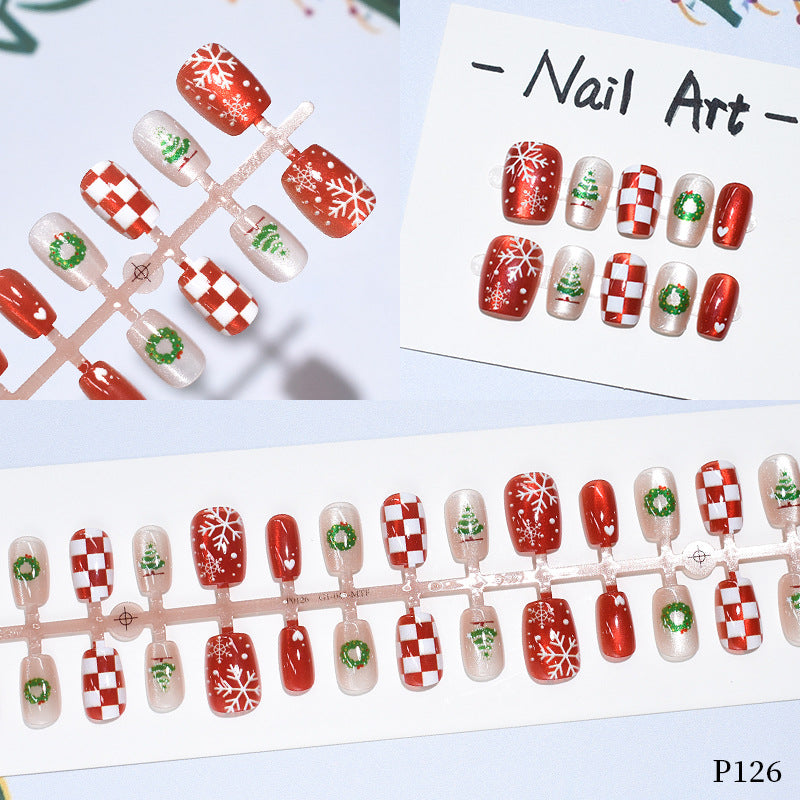 Urlaubs-Themen Press-On Nagelkunstset Karnz