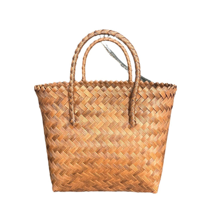 Handgefertigte Basttrage Tasche Karnz