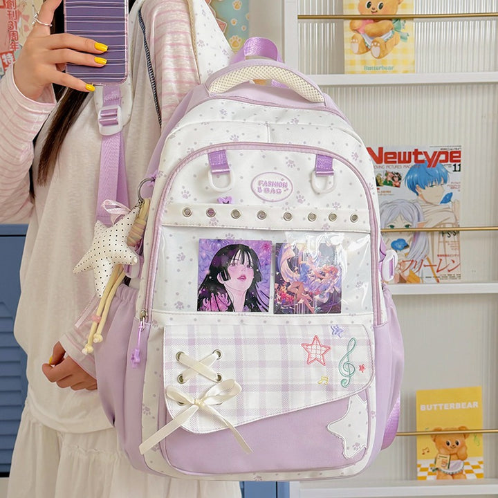 Stylische Grafikdesign-Schulrucksack Karnz