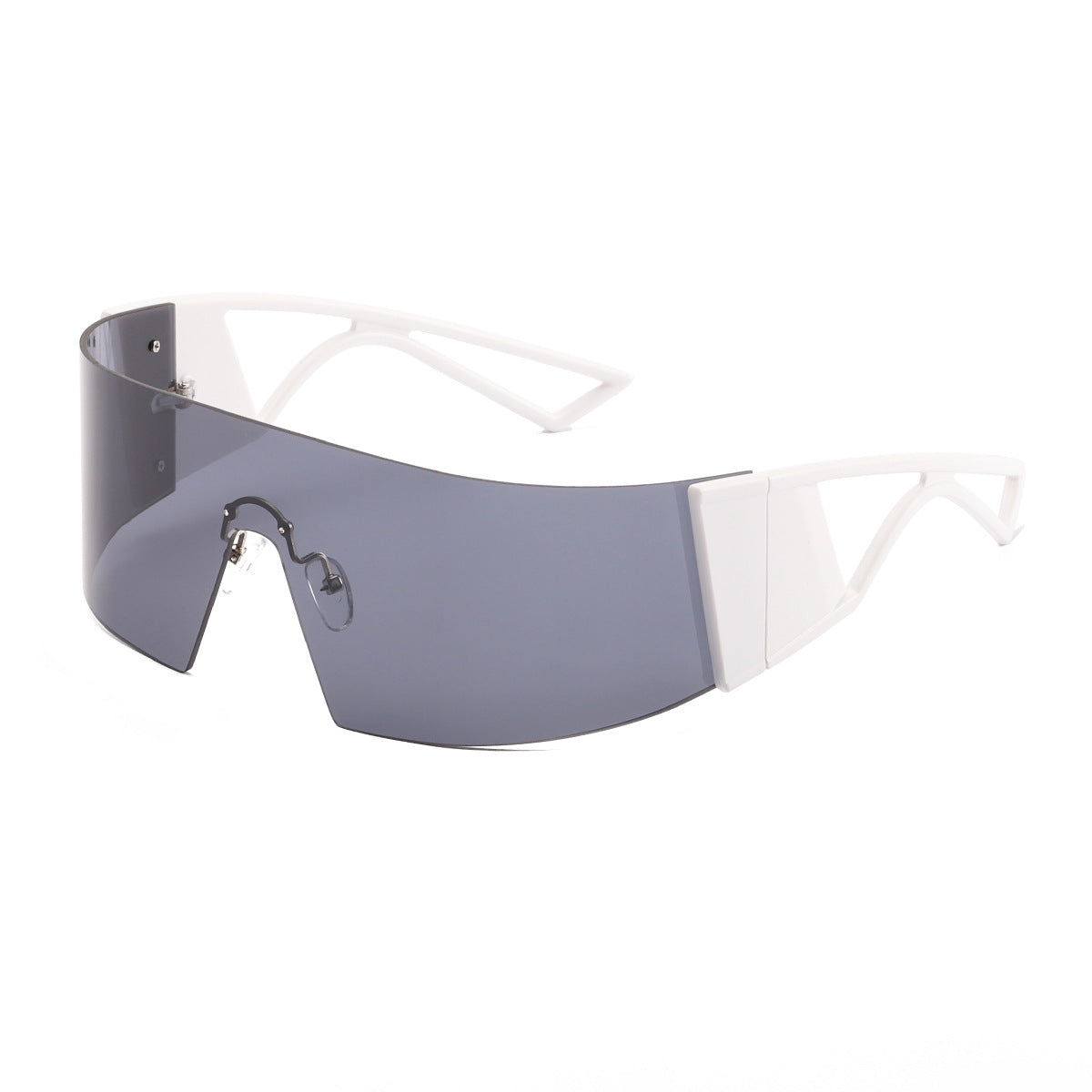 Damen sportliche Sonnenbrille im futuristischen Design Karnz