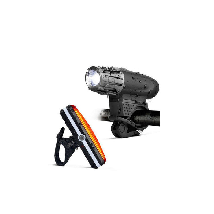 Fahrrad Vorder- und Rücklicht Set Karnz