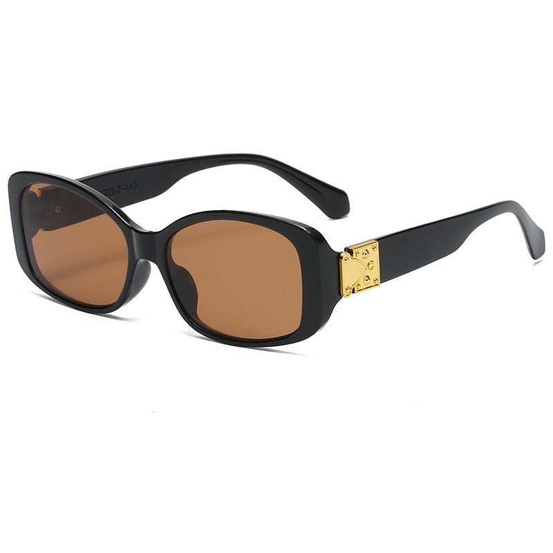 Damen Oversized-Sonnenbrille mit luxuriösem Rahmen und UV-Schutz Karnz