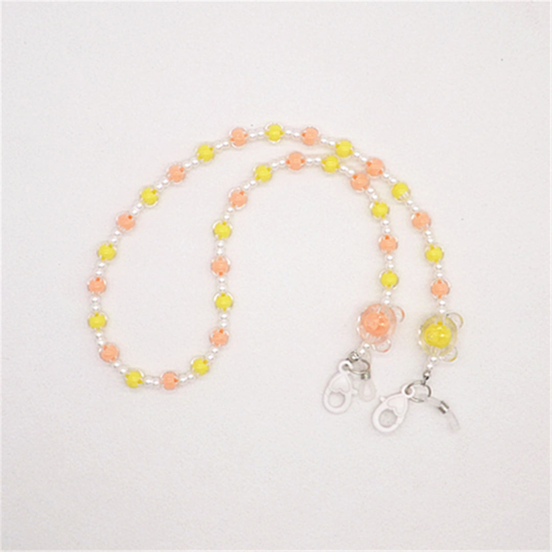 Bunte Perlenbrillenkette Karnz