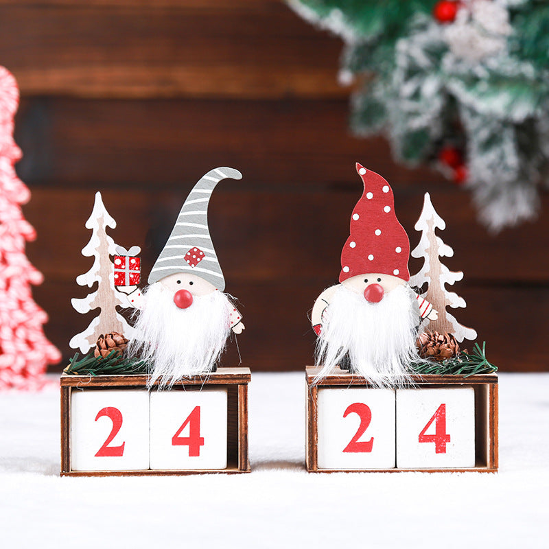 Dekorativer Adventskalender Karnz