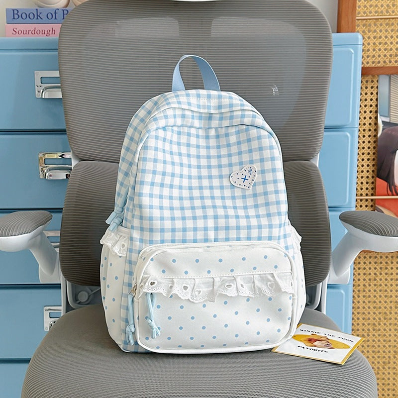 Trendiger Karomuster Rucksack
