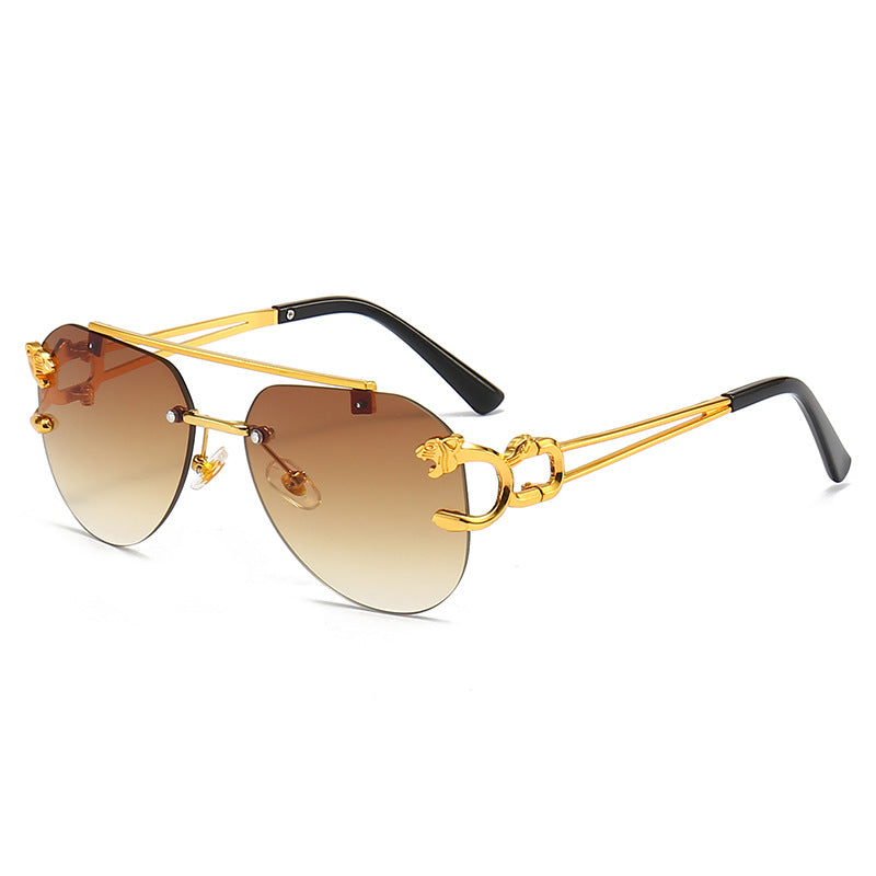 Damen Designer-Sonnenbrille mit einzigartigem Tierakzent Karnz