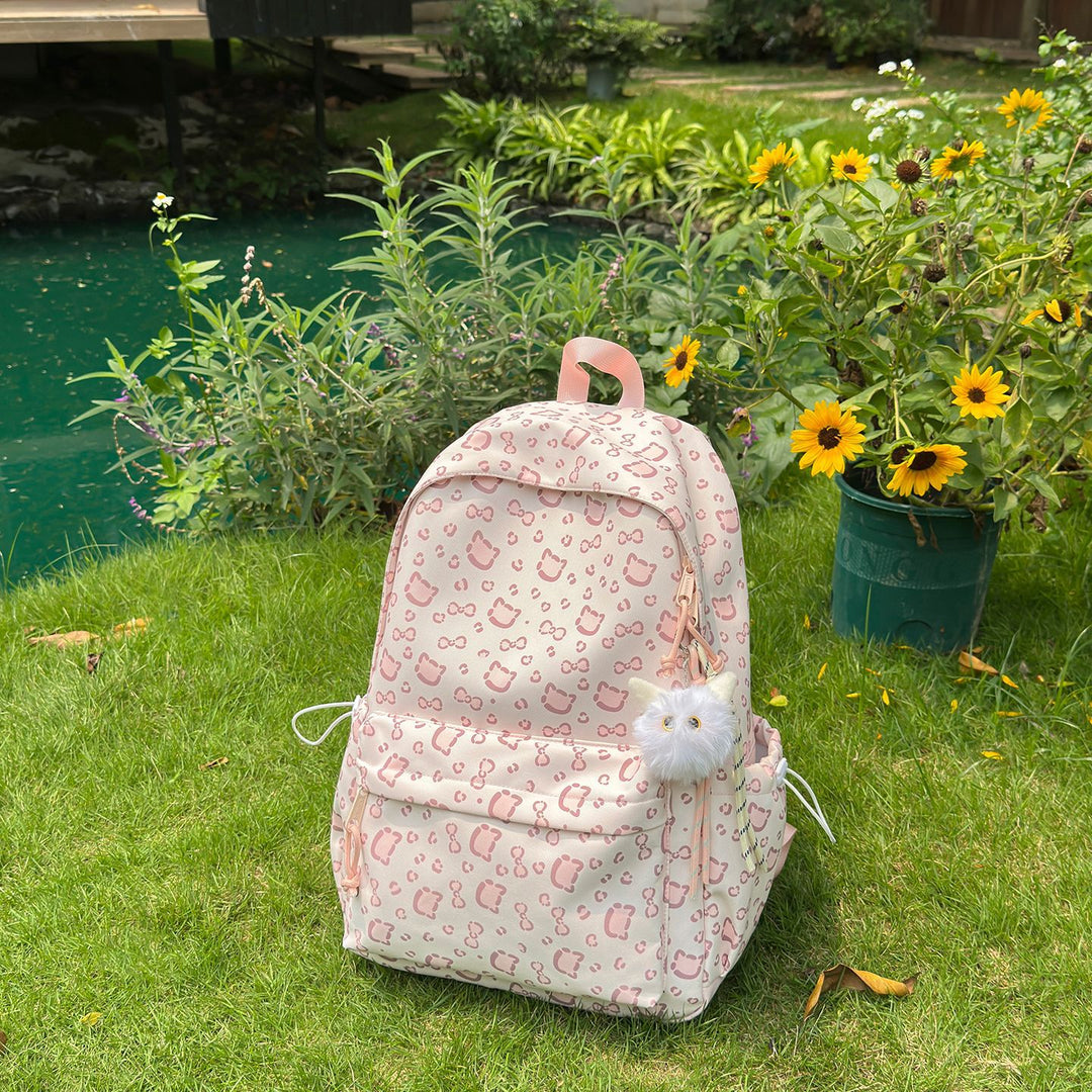 Verspielter Gemusterter Studentenrucksack Karnz