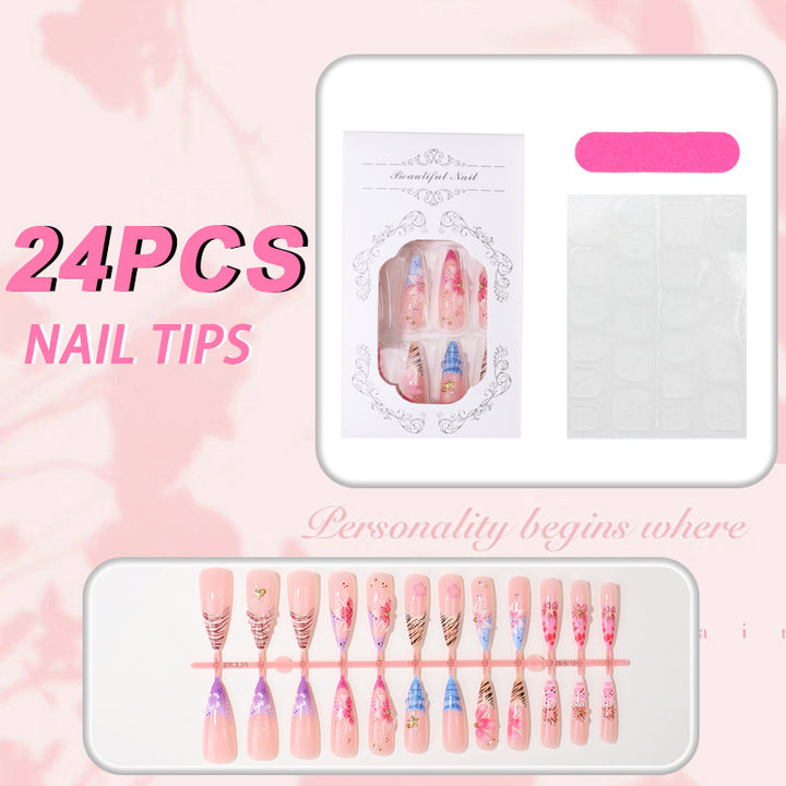 Künstlerische Press-On-Nagelspitzen Karnz