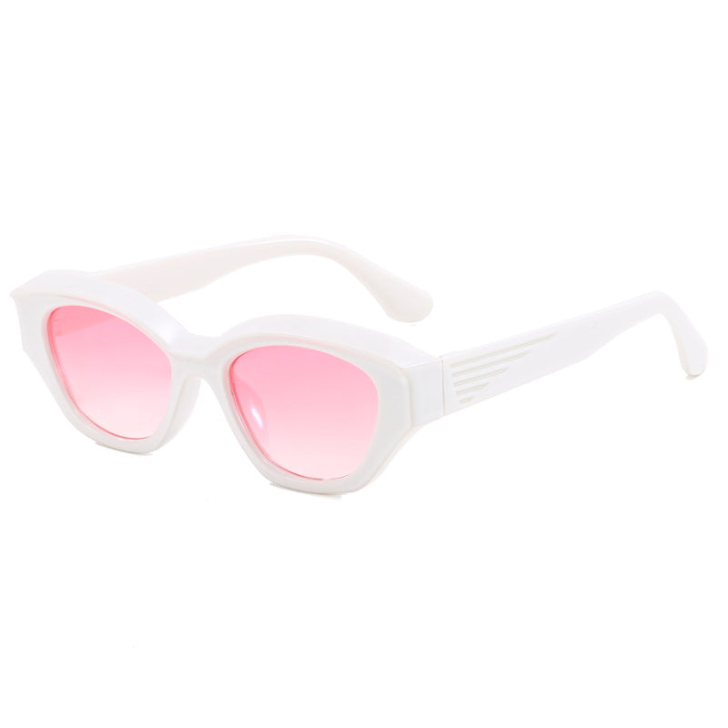 Damen modische Sonnenbrille mit futuristischem Design Karnz
