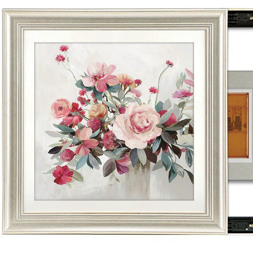 Blumenreiche Gerahmte Kunstwerke