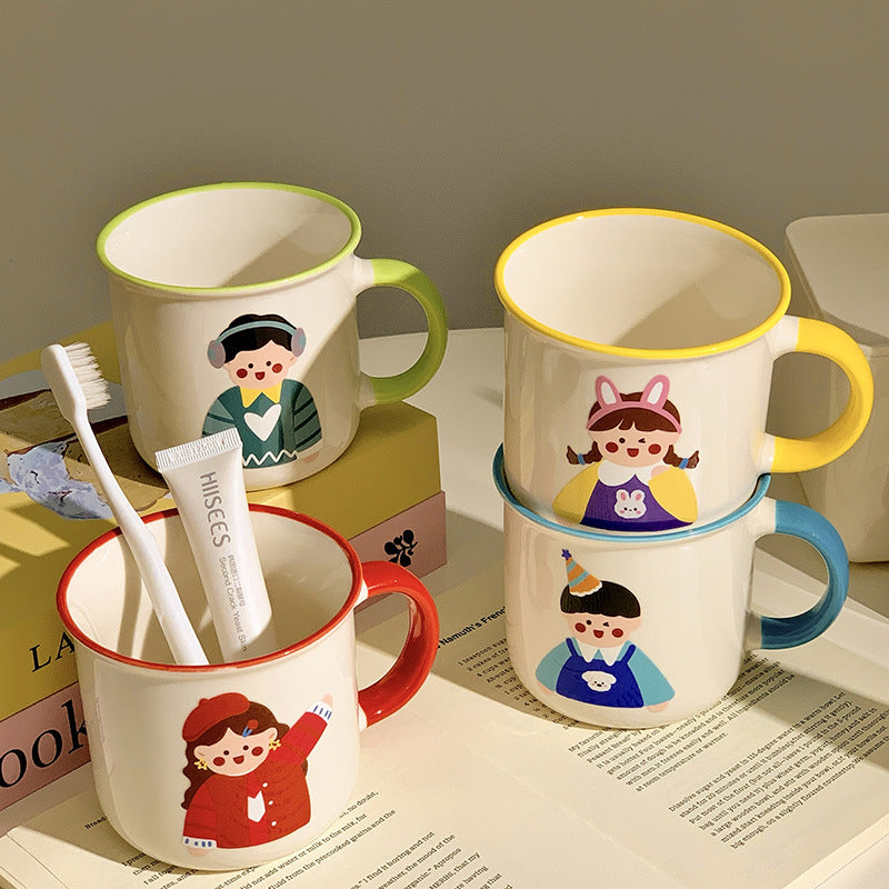Keramiktasse mit Niedlichem Kinderdesign Karnz