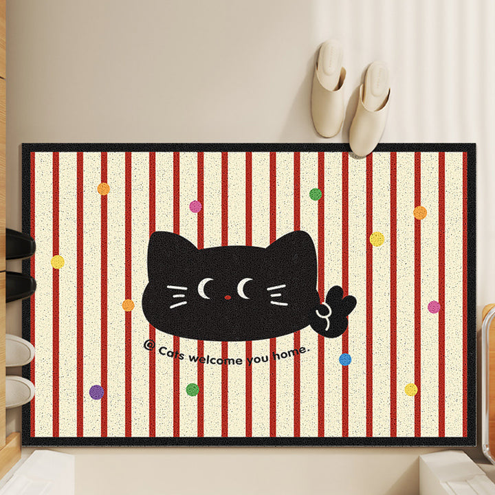 Verspielte Katzen-Themen Fußmatte
