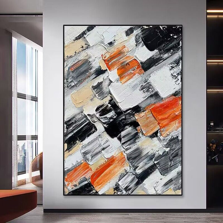 Abstract Texturiertes Leinwandkunstdruck