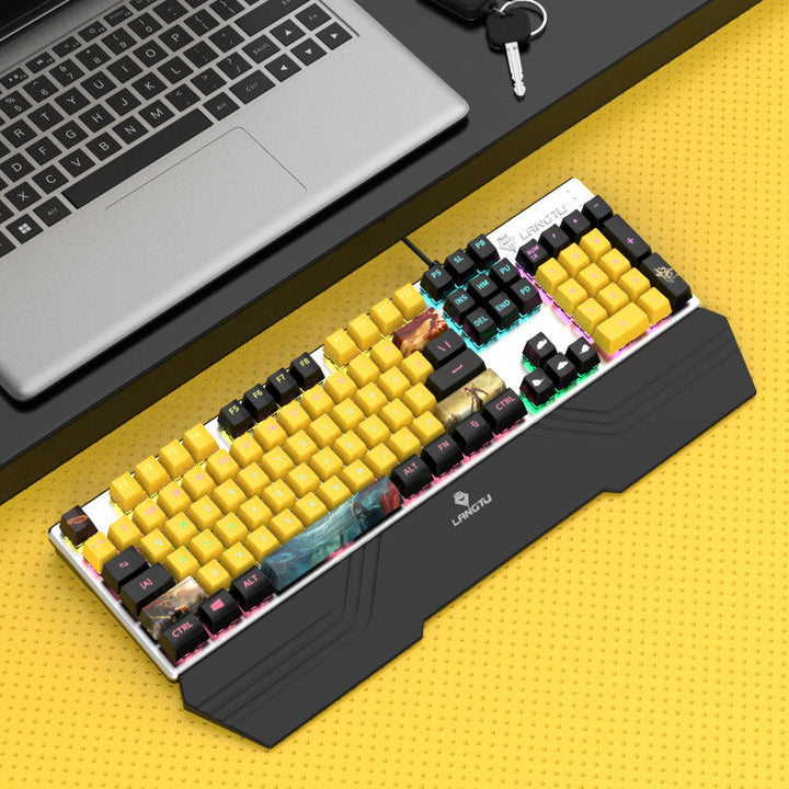 Ergonomische RGB Mechanische Gaming-Tastatur Karnz