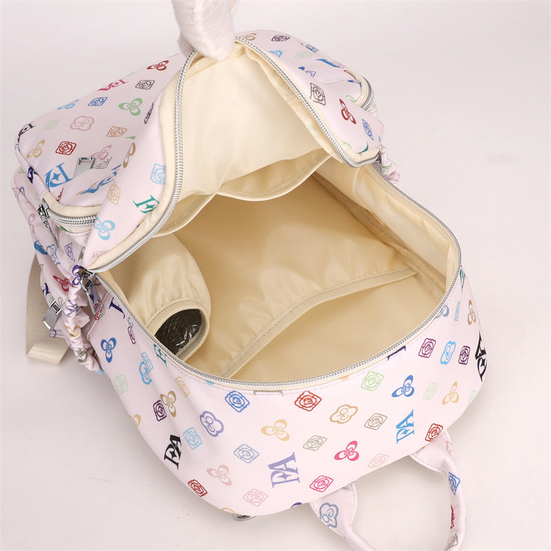 Verspielter Grafikdruck Rucksack Karnz