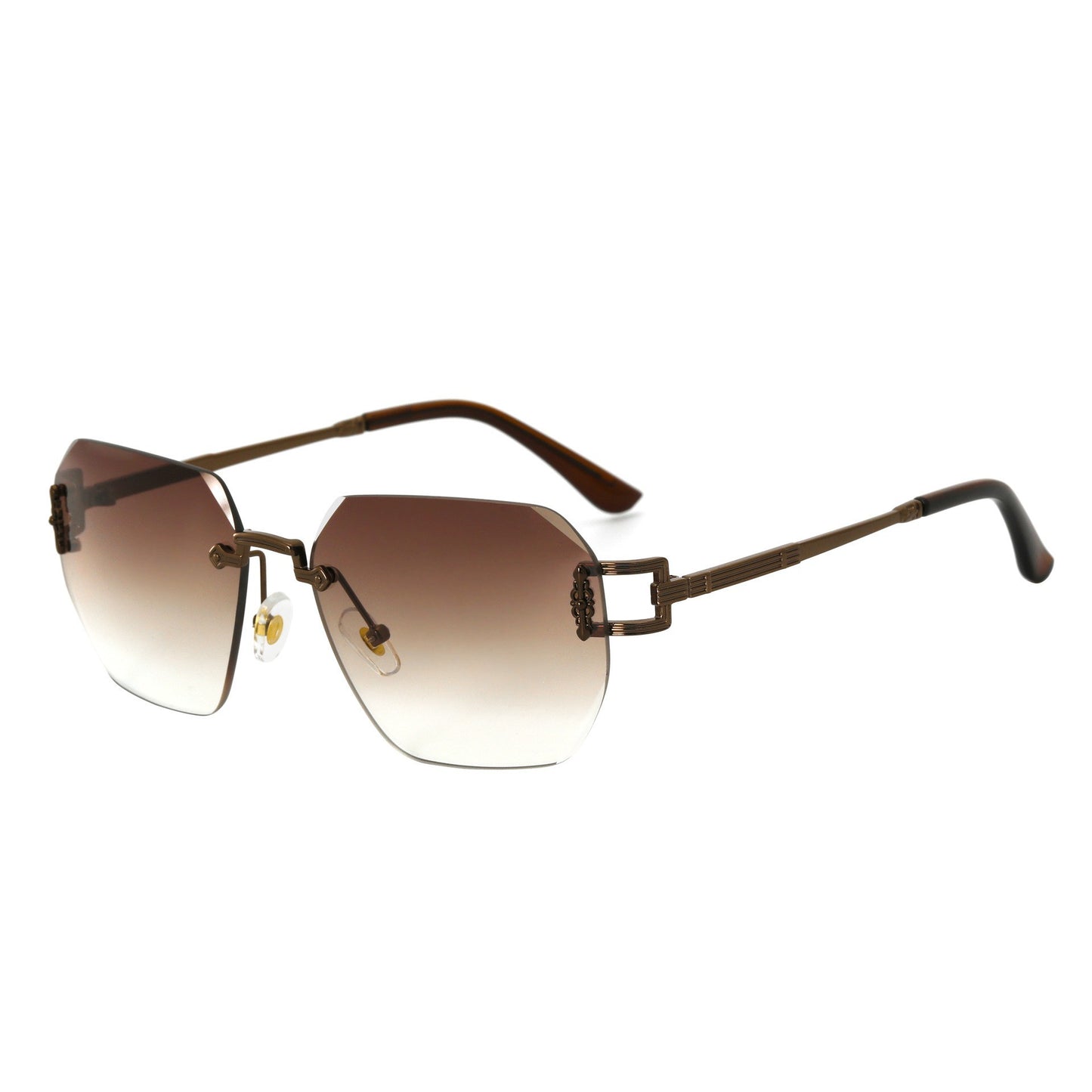 Damen Designer-Sonnenbrille im modernen, geometrischen Design Karnz