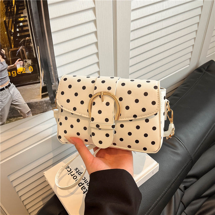 WoStylish Polka Dot Umhängetasche Karnz