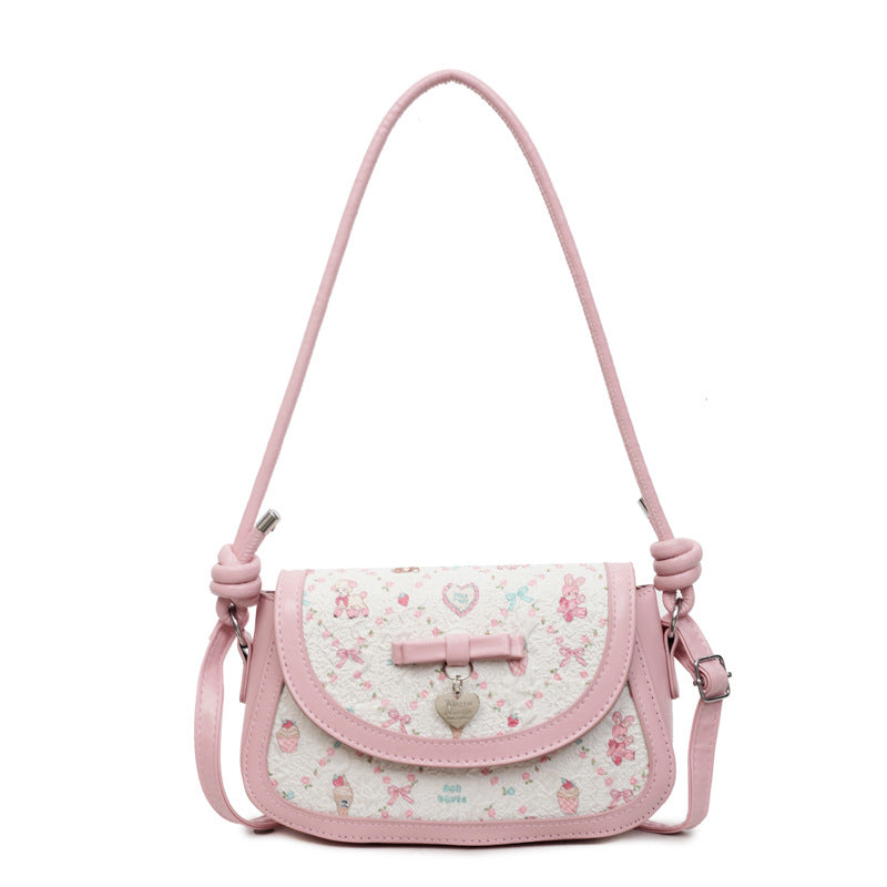 Verspielt Illustrierte Mini-Handtasche Karnz