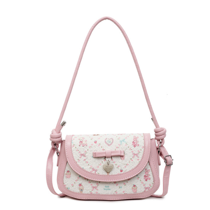 Verspielt Illustrierte Mini-Handtasche Karnz