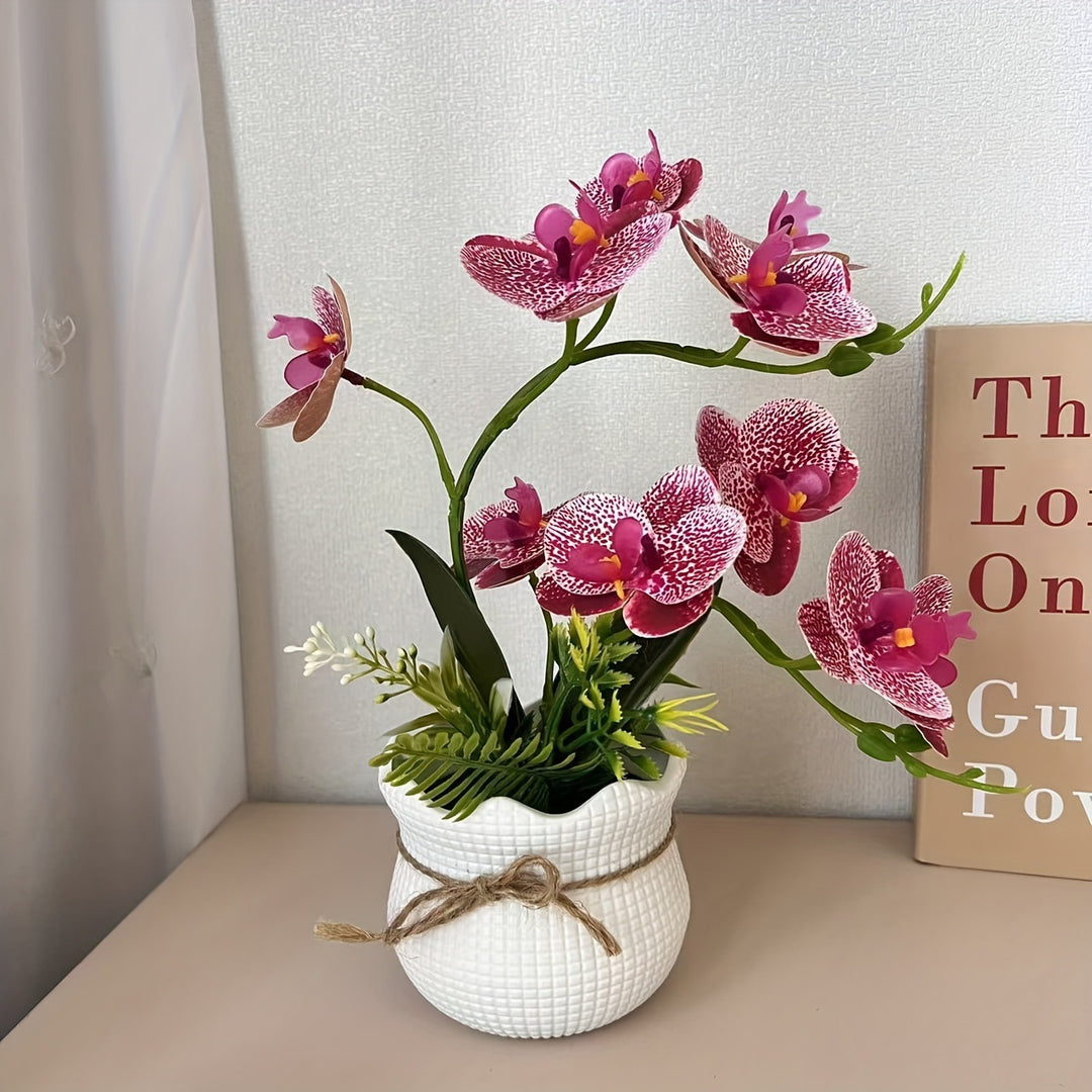 Dekorative künstliche Orchideenarrangement 1790480695 für Wohnkultur