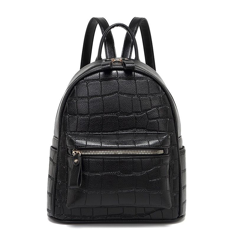 Krokodil-Prägung Mini Chic Rucksack Karnz