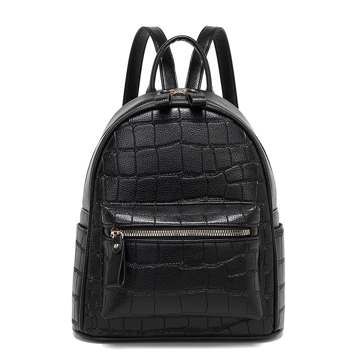 Krokodil-Prägung Mini Chic Rucksack Karnz