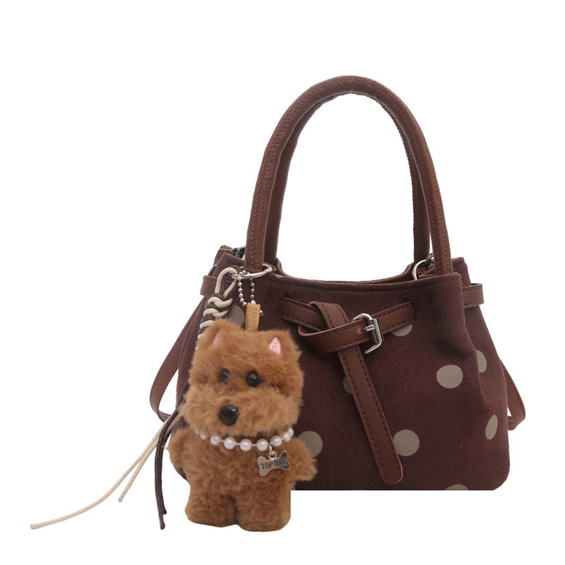Stylische Punkten Handtasche