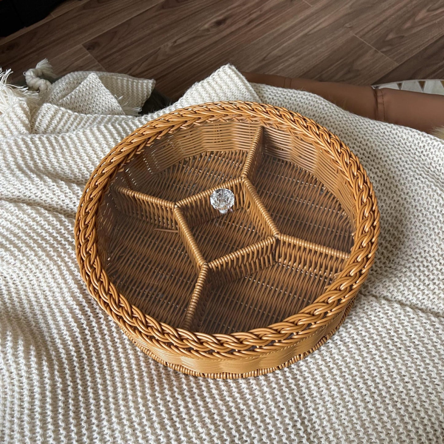 Damen Aufbewahrungskorb mit Glasdeckel Karnz