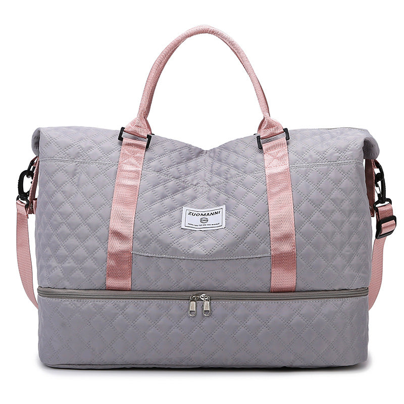 Stilvolle gesteppt Reis-Duffle Karnz