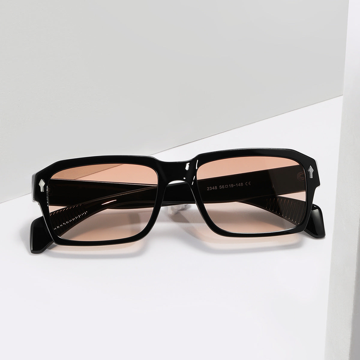 Damen modische quadratische Sonnenbrille mit robustem Rahmen Karnz