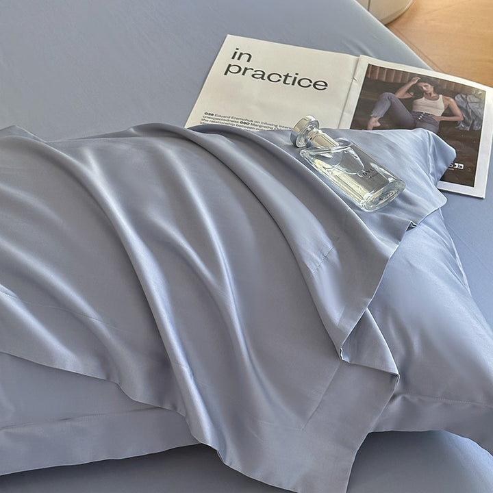 Luxuriöser seidenweicher Kissenbezug aus Satin mit Anti-Knitter-Effekt