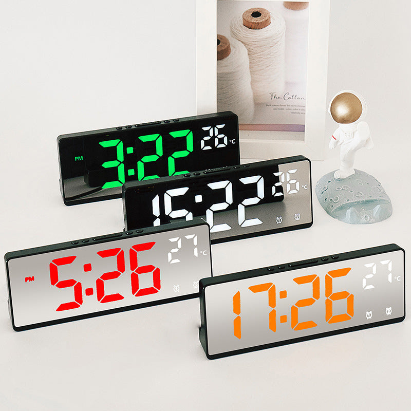 Digitaler Wecker mit Spiegel-Display und Temperaturfunktion Karnz