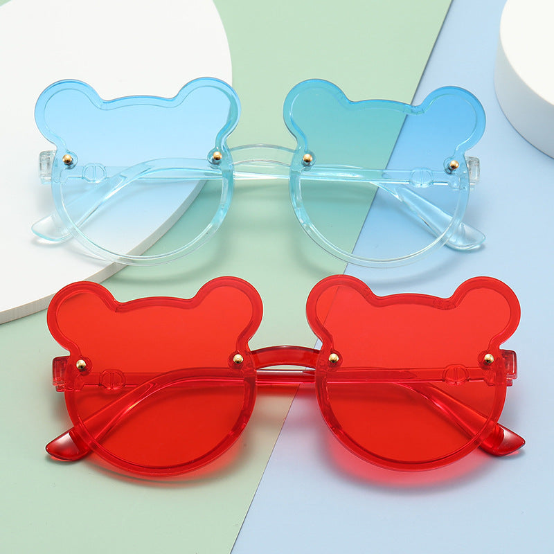Damen Verspielte Bärenform Sonnenbrille Karnz