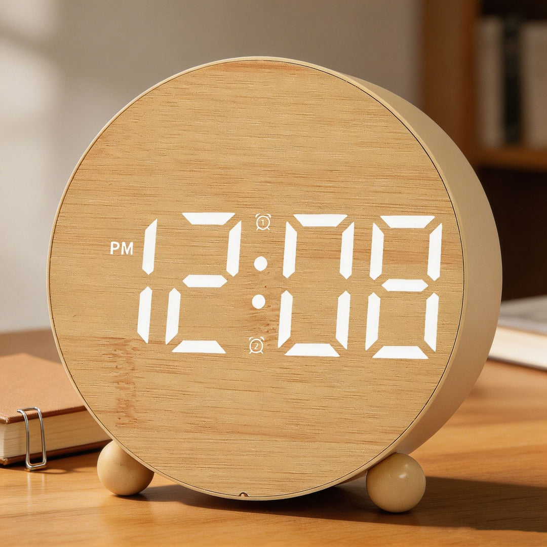 Digitaler Wecker mit Großem Led-Display und Sanfter Alarmfunktion Karnz