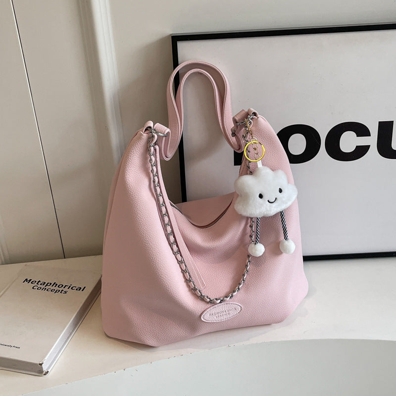 Weiche Leder Schlabberige Schultertasche