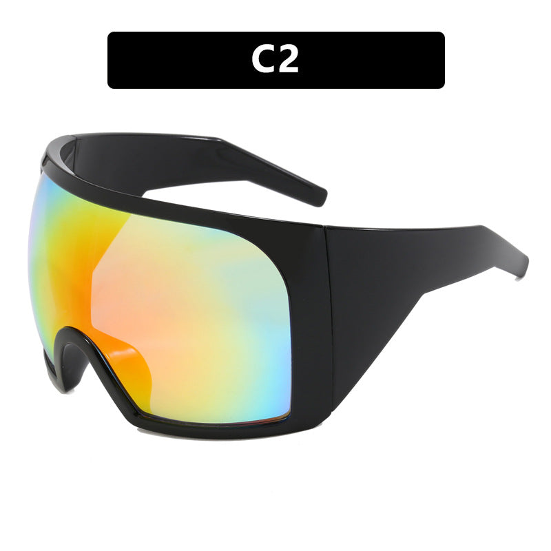 Damen sportliche Sonnenbrille mit aerodynamischem Design Karnz