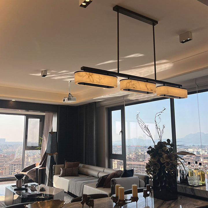 Moderne elegante lineare Pendelleuchte