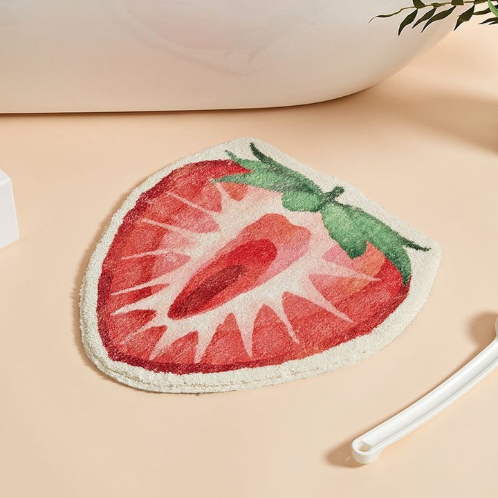 Avocado Shape Plüsch Badmatte