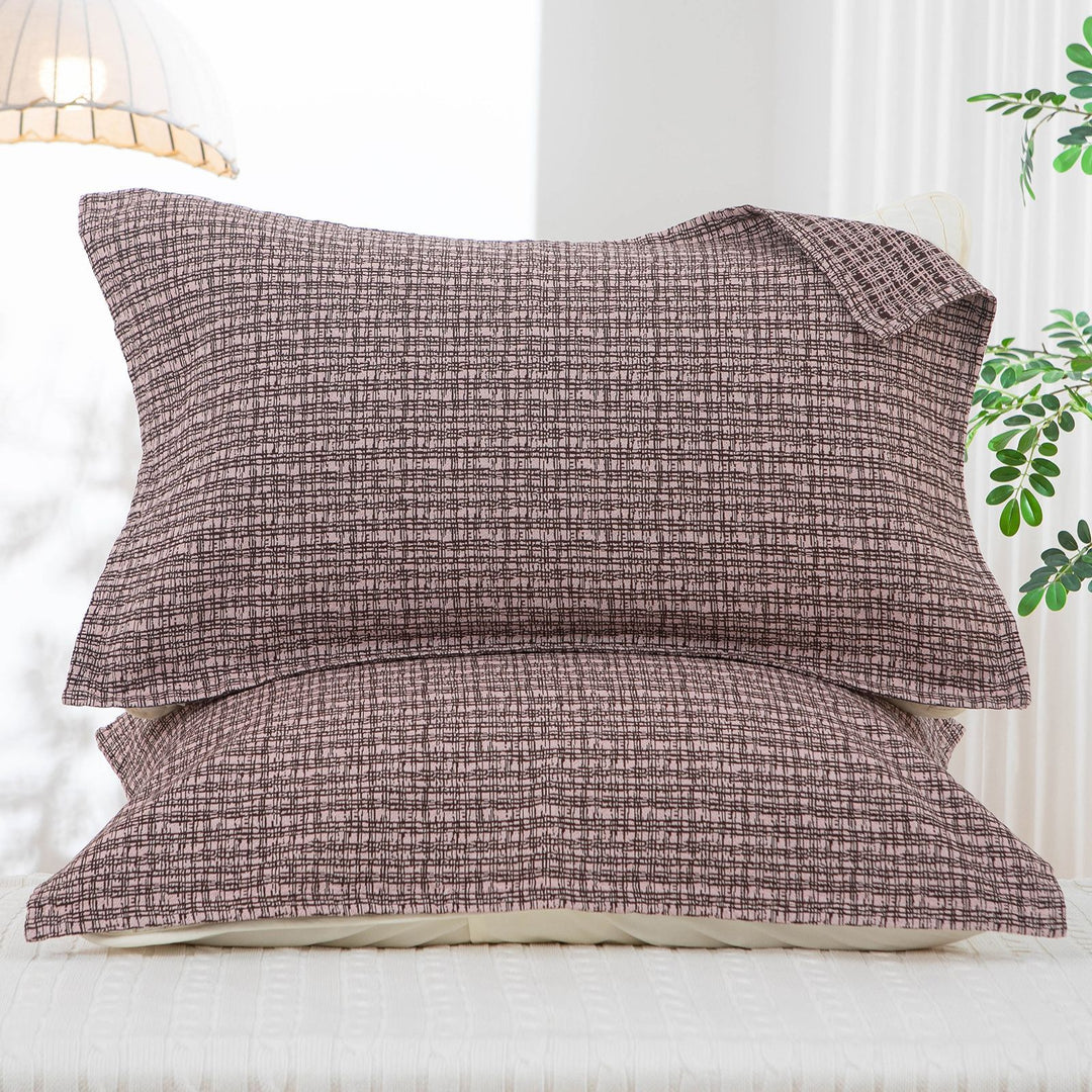 Damen Kissenbezug mit filigranem Blumenmotiv Karnz