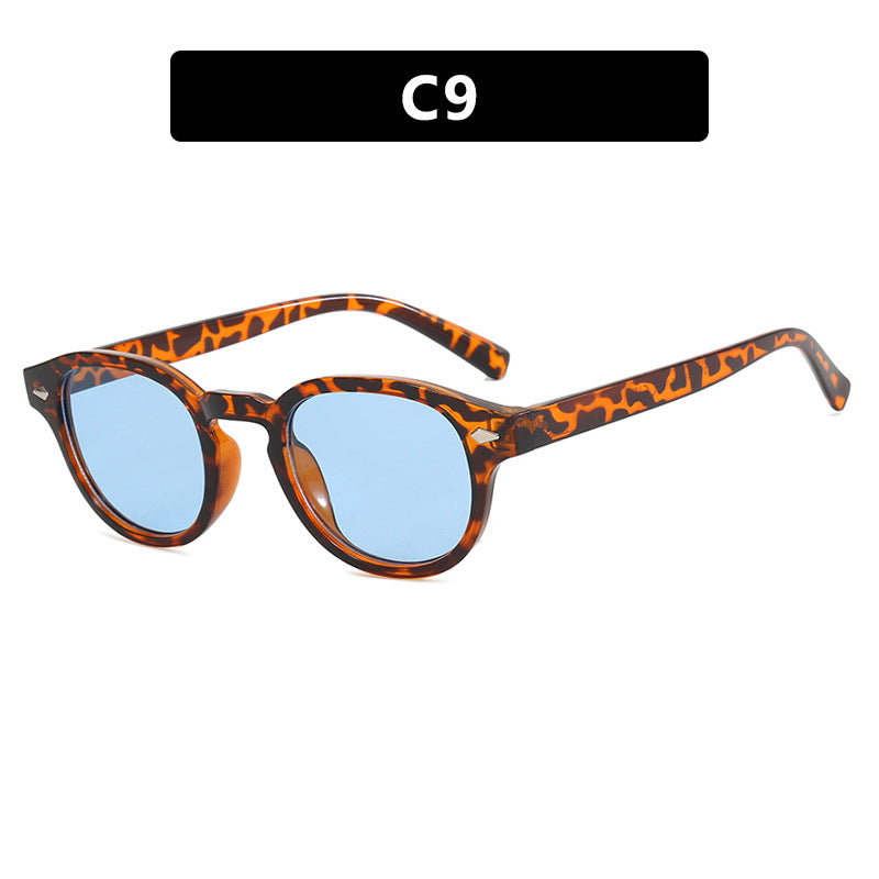 Damen runde Sonnenbrille mit elegantem Design und UV-Schutz Karnz