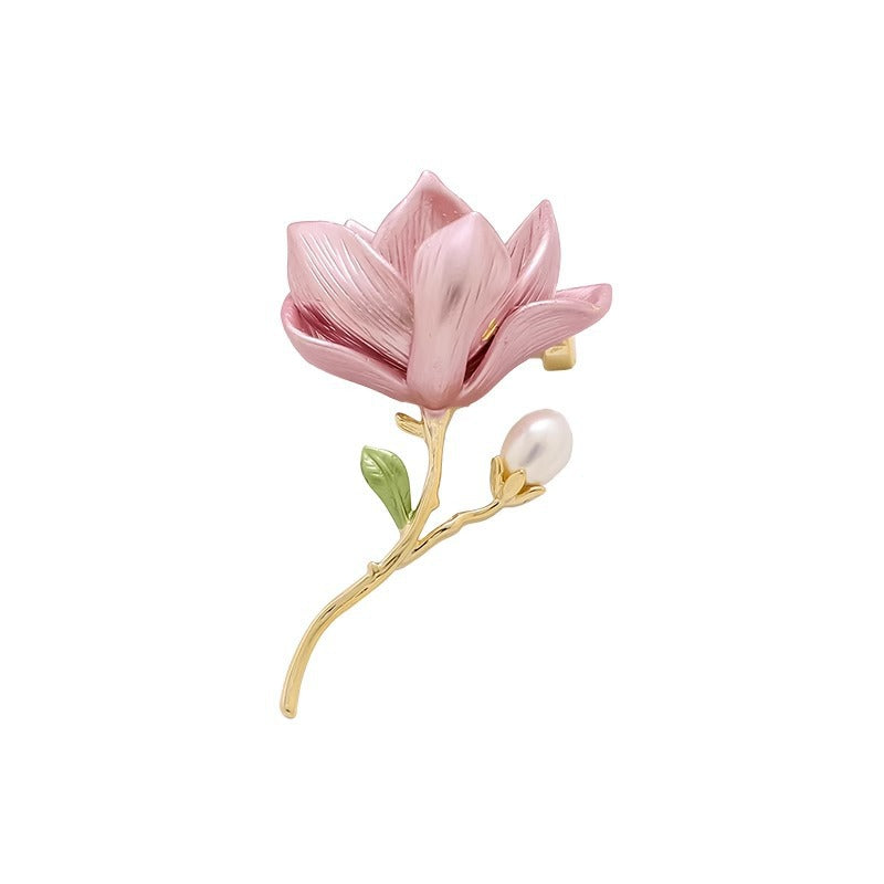 Elegant Blütenbrosche Karnz
