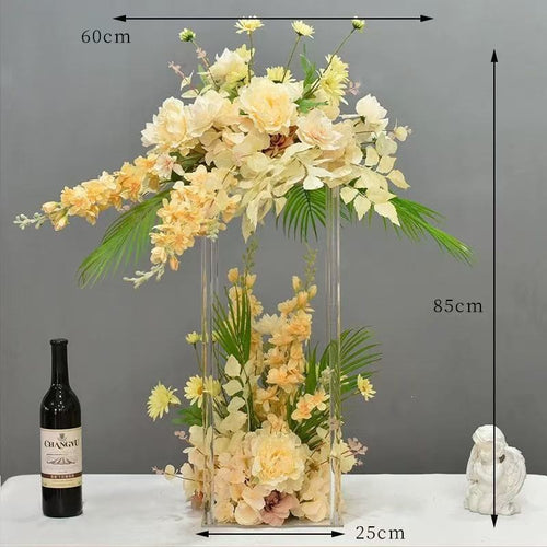 Elegante Blumenzentrale Vase