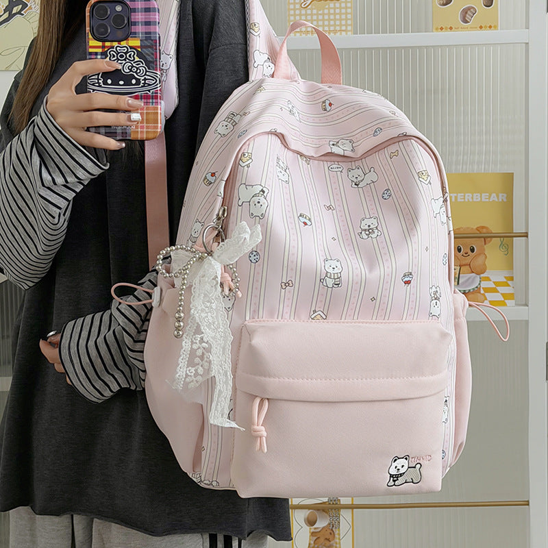 Niedlicher Illustrierter Charakterdesign Rucksack Karnz