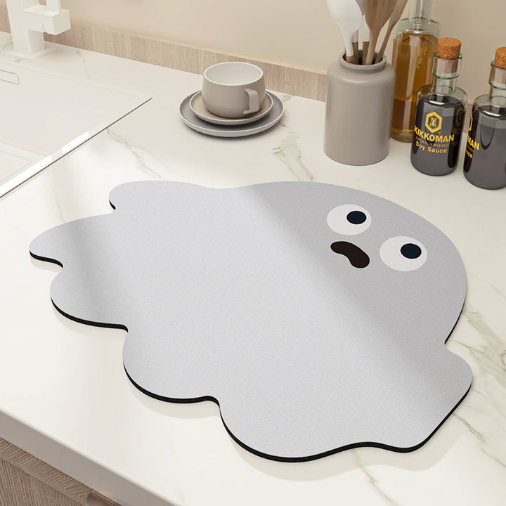 Dekorative florale Küchenmatte