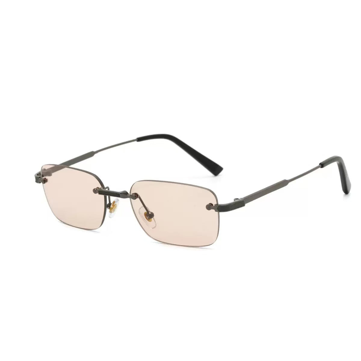 Damen modische Brille mit elegantem Metallrahmen Karnz