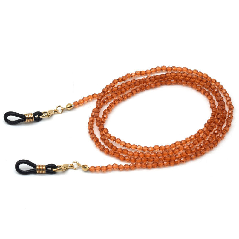 Beaded Eyewear Chain with Adjustable Fasteners Karnz