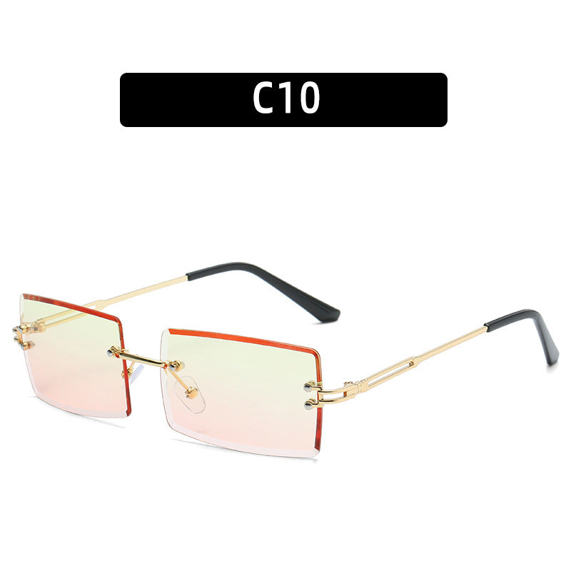 Elegante geometrische Schild-Sonnenbrille