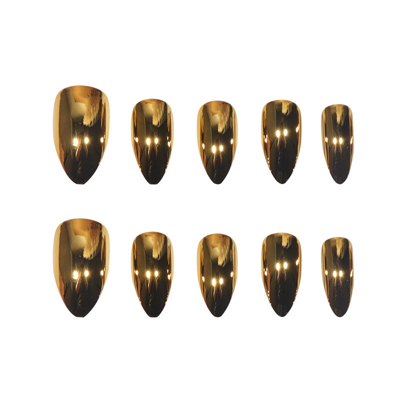 Metallic Stiletto-Nagelverzierung Karnz